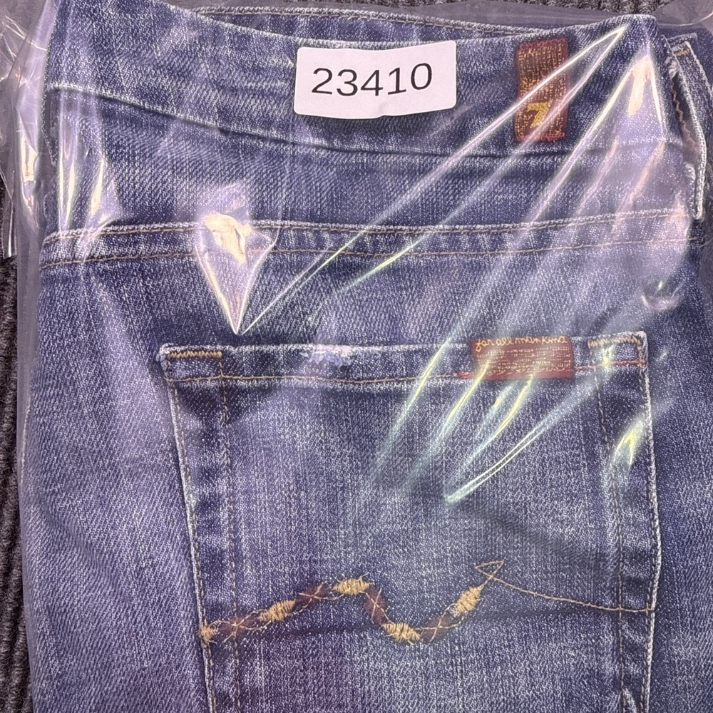 7 For All Mankind Bootcut 30X31 Medium Wash Jeans VTG   low rise - Picture 11 of 11